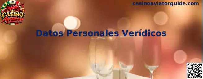 Datos Personales Verídicos en Casino Aviator