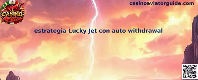 Imagen informativa sobre Lucky Jet y la configuración de retiro automático de apuestas