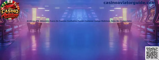 Archivos APK Obtenidos Fuera De Fuentes Confiables Pueden Contener Código Malicioso, Robo De Credenciales
