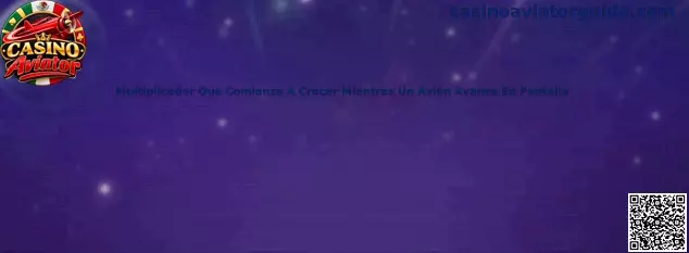 Multiplicador que comienza a crecer mientras un avión avanza en pantalla