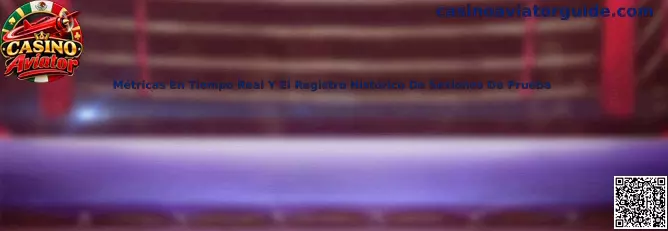 Métricas en tiempo real y registro histórico de sesiones de prueba